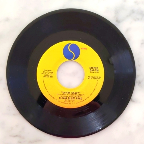 Vintage 1976 Climax Blues Band: Couldn't Get It Right/Sav'ry Gravy StereoVersion - Picture 2 of 2